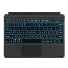 Bàn phím Bluetooth typer cover slim tích hợp đèn LED cho Surface Go Promax Go 1/ Go 2 (Xám đen)