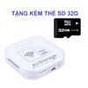 Thiết bị đọc thẻ nhớ và mở rộng bộ nhớ không dây qua Wifi dùng cho: Iphone,Android,PC Promax (tặng kèm thẻ 32G) - (Trắng)