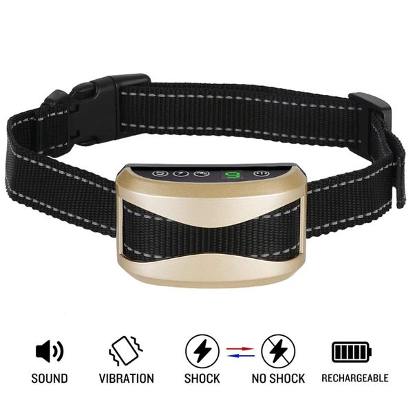 Vòng cổ chống chó sủa, vòng đeo huấn luyện chó Bark Collar Casfuy 7 cấp độ