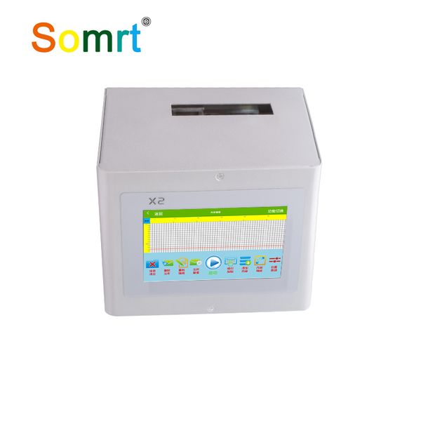 Máy in date mini in hạn sử dụng, in logo, in mã vạch, QR trên mọi chất liệu Promax Somrt X2 (Tích hợp màn hình cảm ứng)