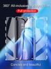 Cường lực dẻo nano TPU Lensun 0.15mm bảo vệ full trước sau 360 cho iPhone 13 Pro max tự phục hồi,chống va đập và trầy xước-kèm tool hỗ trợ tự dán