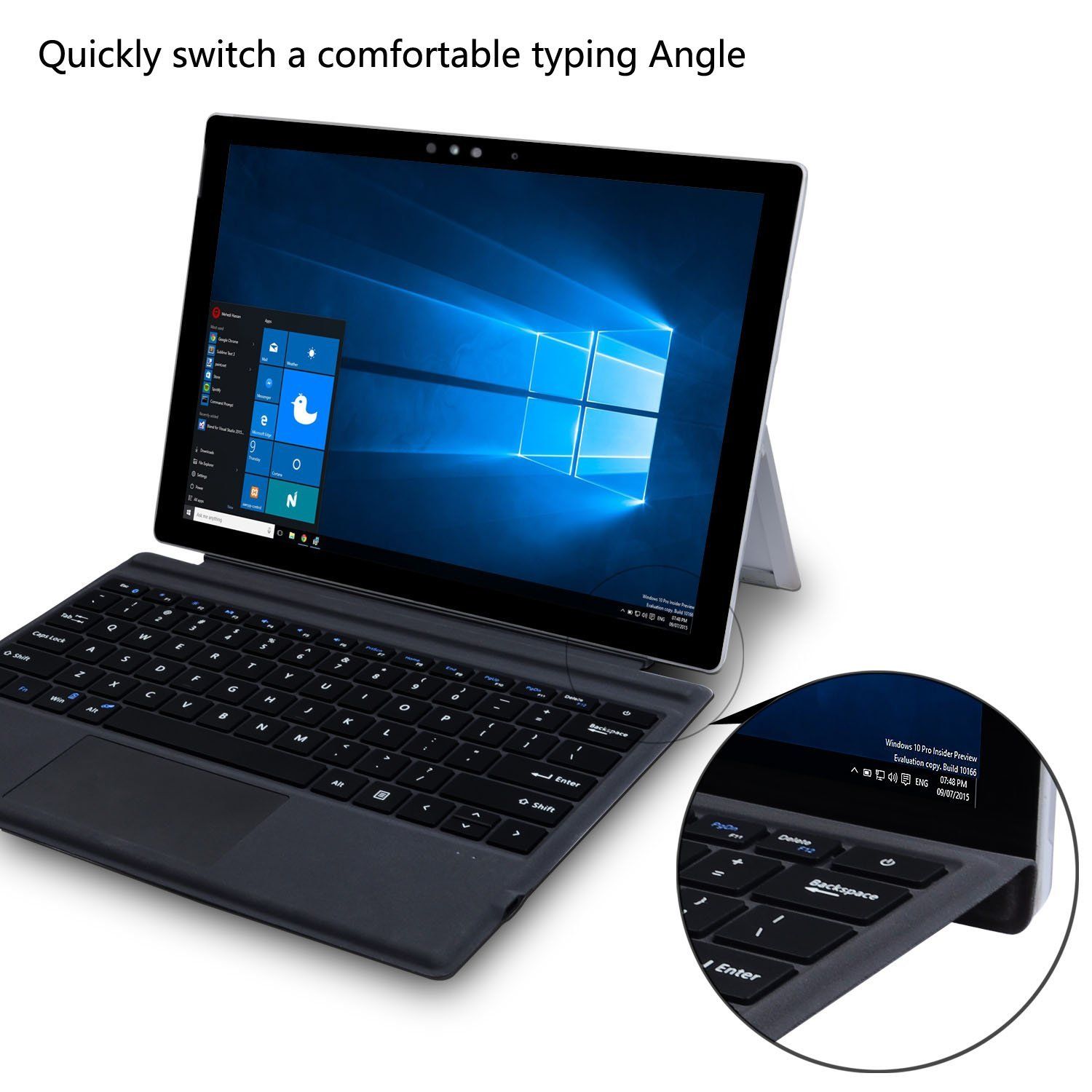 Kwmobile Housse de protection pour Microsoft Surface Pro 3 fait de