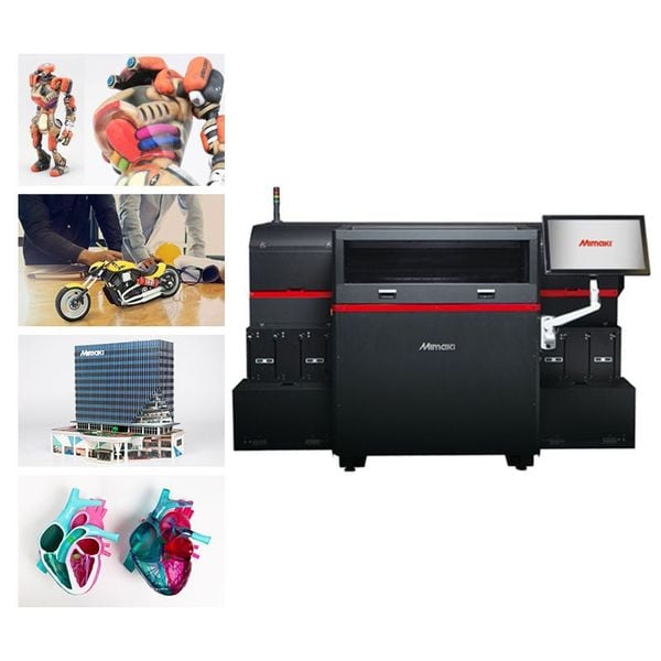 Máy in 3D màu in tượng 3D giống thật Mimaki 3DUJ-553 in mô hình kích thước lớn tích hợp in UV