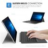 Bàn phím Bluetooth cho Surface Pro 3, 4, Pro 2017 có đèn nền với 7 chế độ màu Promax slim SF