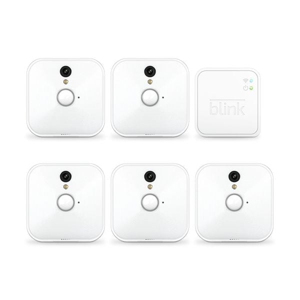 Bộ 5 Camera mini wifi dùng pin thời gian 2 năm, phát hiện chuyển động, Video HD, lưu trữ đám mây Promax Blink