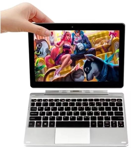 Máy tính bảng ,tablet Windows 10 làm việc văn phòng, học online - Ceneva W10 Z8300-màn hình 10.1 inch FullHD 1080, Ram 4G,SSD 64G(kèm bàn phím)