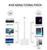 Cáp chuyển đổi HDMI cho iPhone, iPad tích hợp cổng sạc Lightning đa năng