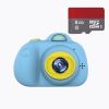 Máy chụp hình cho bé Promax D6 2 camera 8.0 MPX, Auto Focus, nhận dạng khuôn mặt (Màu xanh Blue) - Tặng thẻ nhớ 8GB