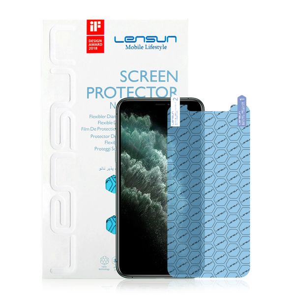 Cường lực dẻo Explosion-Proof nano miếng dán màn hình PPF cho iPhone 11 Pro Lensun chống vỡ màn hình, chống trầy xước, chống nổ