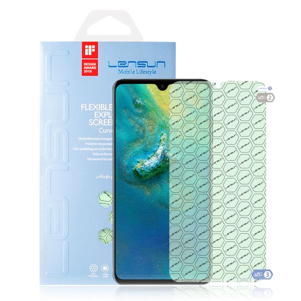 Cường lực dẻo nano miếng dán màn hình PPF cho Huawei Mate 20 X Lensun chống vân tay, chống va đập và trầy xước