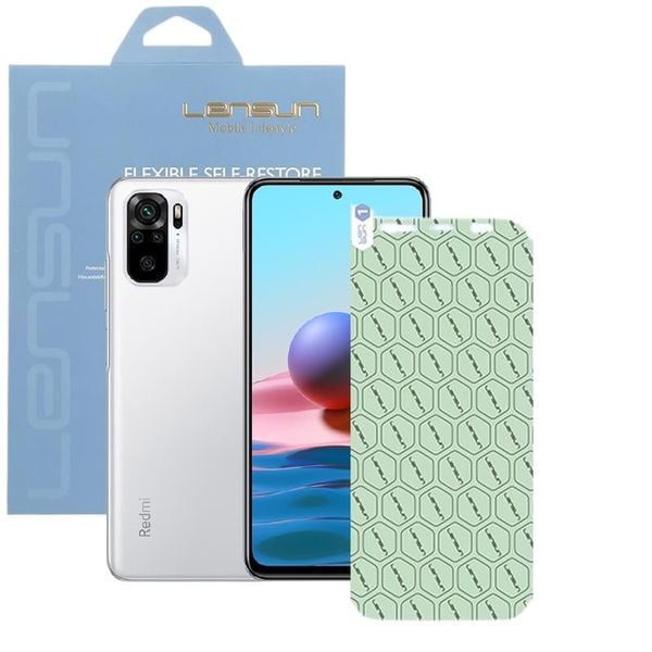 Cường lực dẻo nano miếng dán màn hình TPU, bảo vệ mặt trước cho Xiaomi Note 10 Lensun , tự phục hồi, chống vân tay, chống va đập và trầy xước-Kèm tool hỗ trợ tự dán