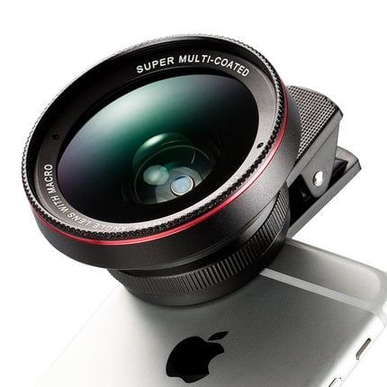 Bộ ống kính lens cho điện thoại góc rộng Wide Angle, Macro chất lượng 4K HD 0.6X Aturos LN01