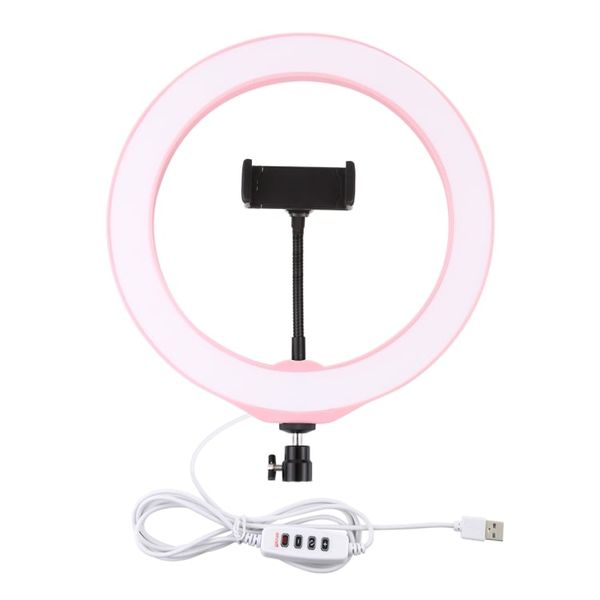 Vòng đèn LED trợ sáng 26cm hỗ trợ livestream, selfie, quay Tiktok Puluz PU397