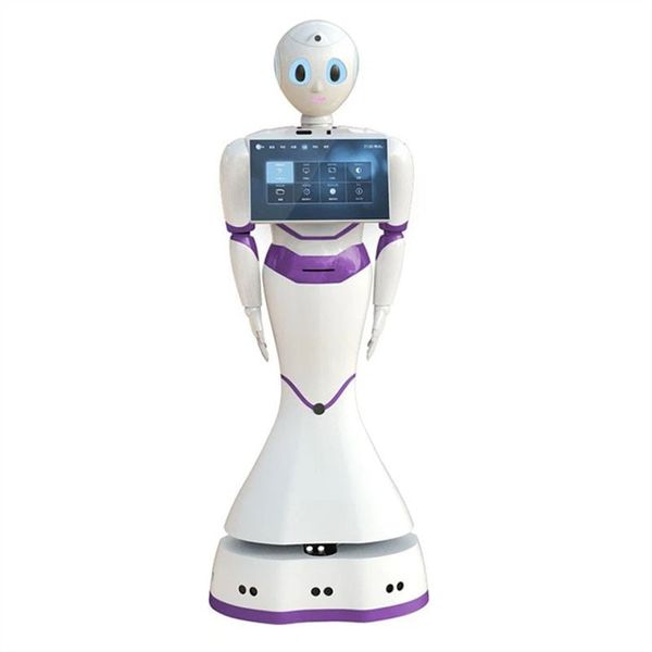 Robot phục vụ thông minh Vicky robot bán hàng, lễ tân thông minh, có thể nhảy múa