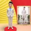 Làm tượng 3D chibi đất sét nung theo ảnh chụp mẫu nam