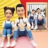 Làm tượng 3D chibi đất sét nung theo ảnh chụp đôi tình nhân