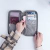 Túi đeo chéo du lịch WIWU Pioneer Passport Pouch đựng pasport, thẻ, ID Card, chống quét trộm mã thẻ(Màu xám)