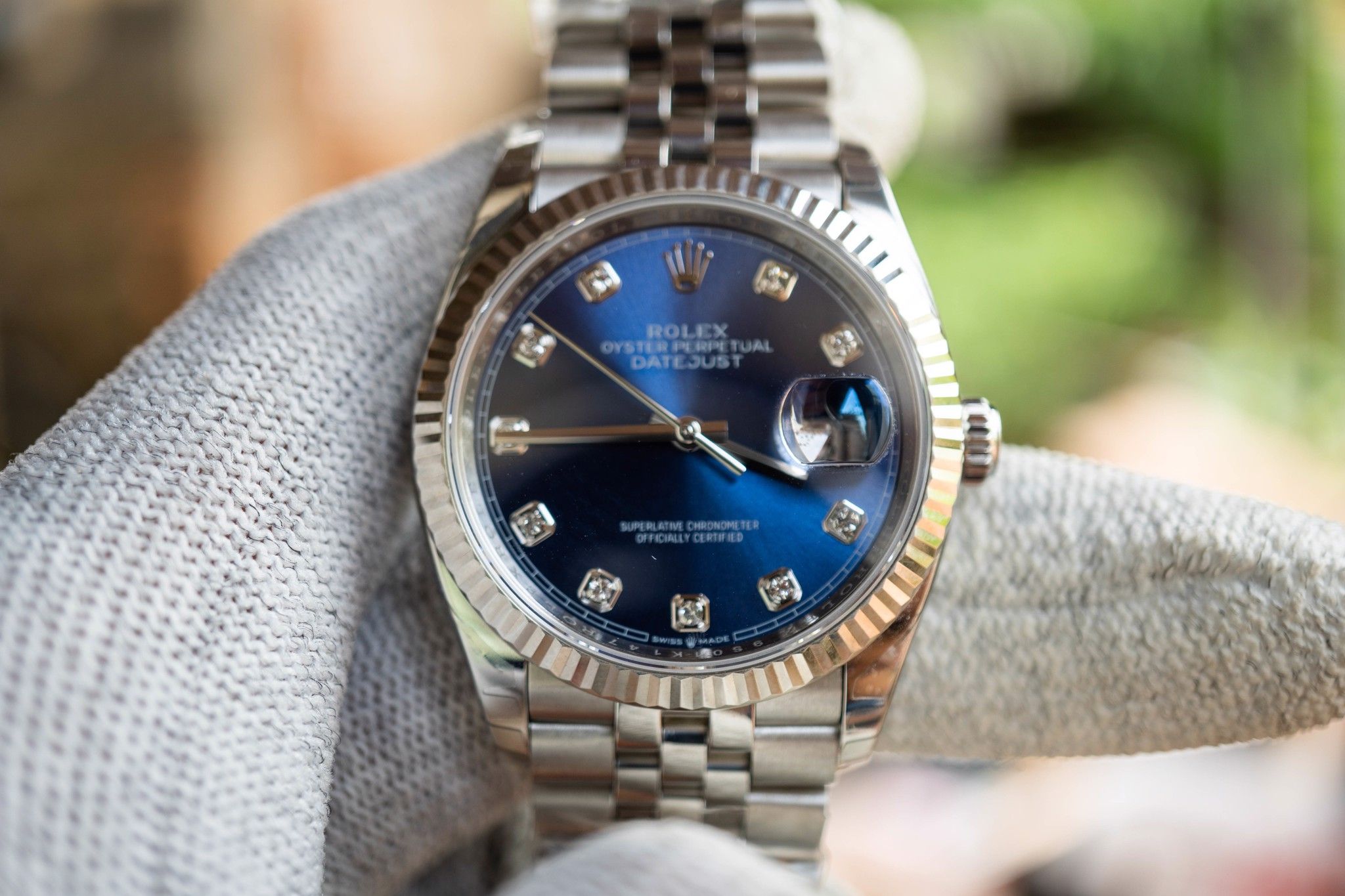 Đồng hồ cơ nam siêu cấp Rolex Datejust 36 M126334-0002 – FUDO VIỆT NAM