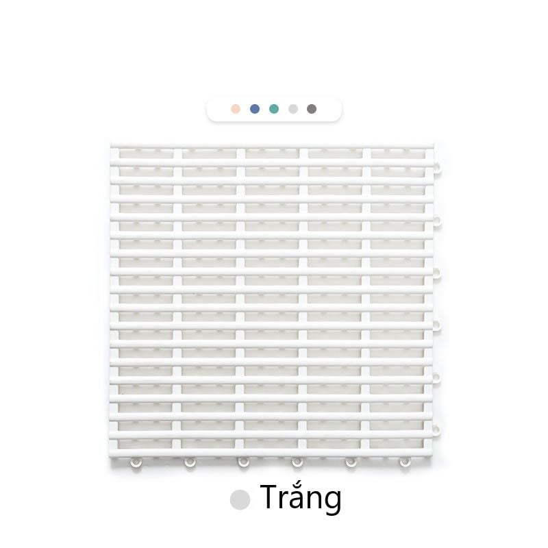 Tấm PVC Dẻo Lót Trang Trí Nhà Tắm Chống Trượt Chống Bám Nước Tự Thiết Kế Lắp Ráp - Hàng Nhập Cao Cấp