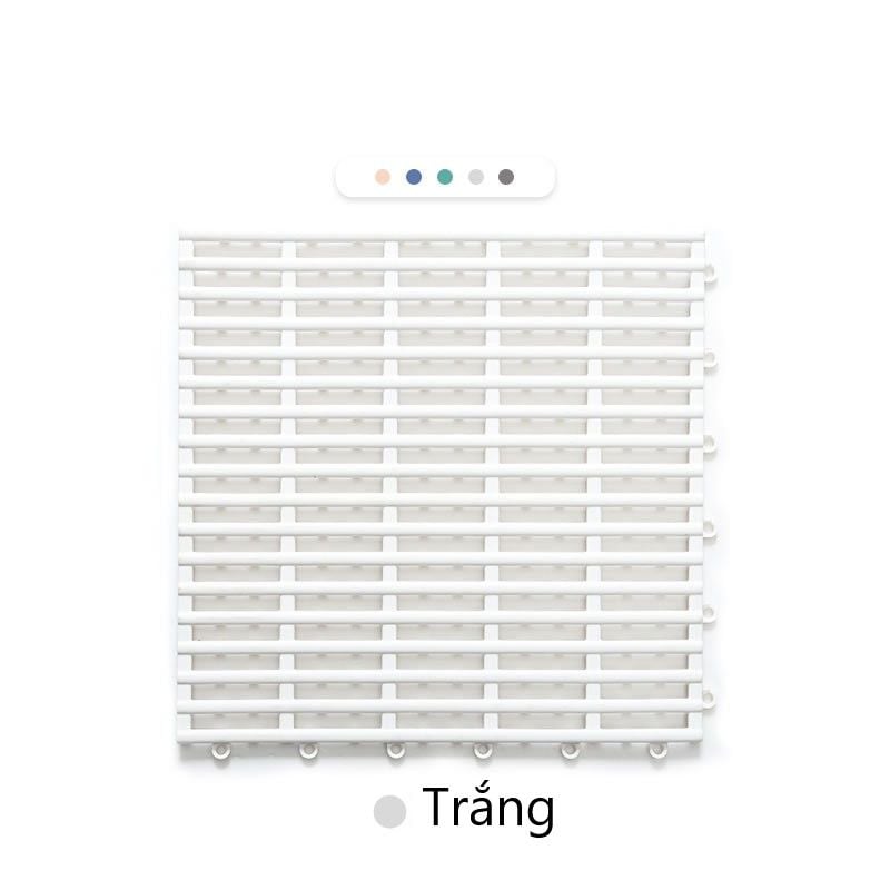 Tấm PVC Dẻo Lót Trang Trí Nhà Tắm Chống Trượt Chống Bám Nước Tự Thiết Kế Lắp Ráp - Hàng Nhập Cao Cấp