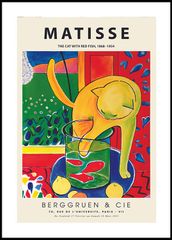 Tranh Treo Tường Henri Matisse The Cat With Red Fish