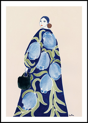 Tranh Treo Tường La Poire Mặc Áo Khoác Ngọc Lam