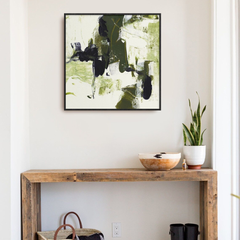 Tranh Trừu Tượng Olive Green Painting Đương Đại