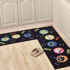Thảm Bếp Set 2 Chiếc Hình Chữ L Họa Tiết Chú Chó Đáng Yêu