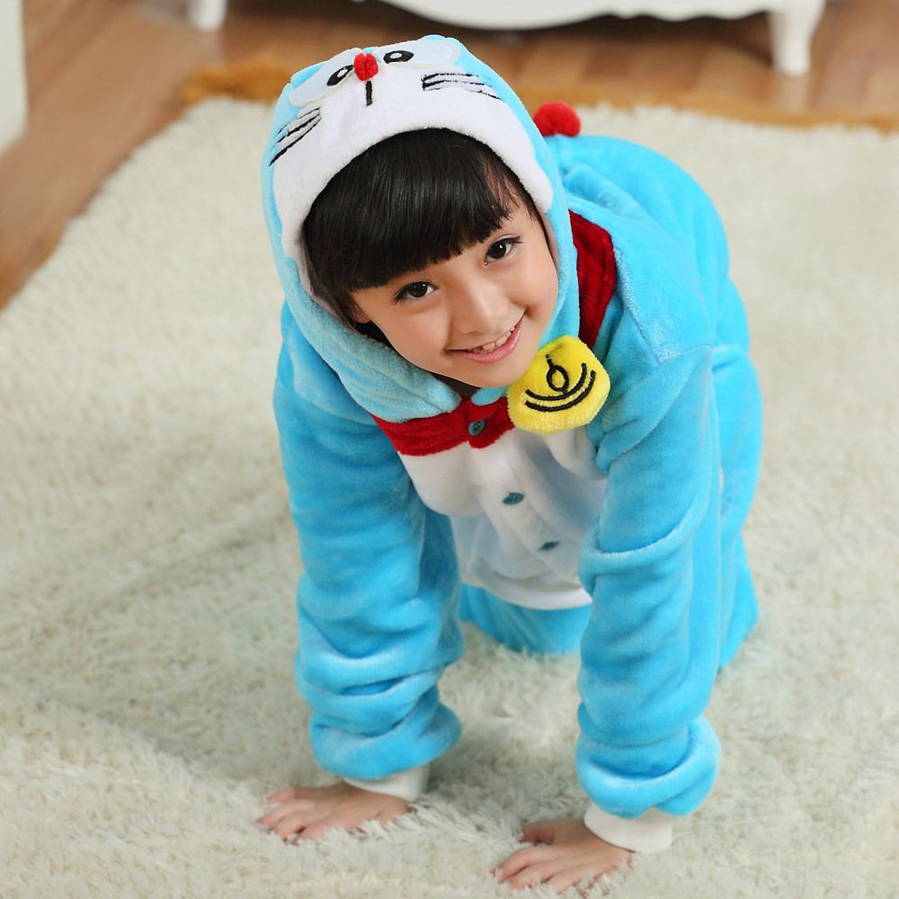 Bộ Đồ Cosplay Cho Bé Trai Và Gái Biến Hình Doraemon