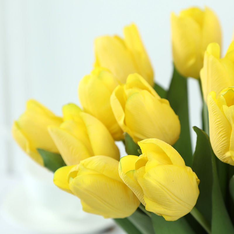 Hoa Giả Trang Trí Hoa Tulip Cao Cấp