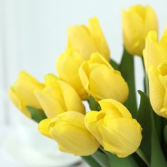 Hoa Giả Trang Trí Hoa Tulip Cao Cấp