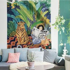 Tranh Vải Treo Tường Hoạt Hình Đáng Yêu