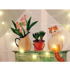 Tranh Vải Treo Tường Hoạt Hình Đáng Yêu