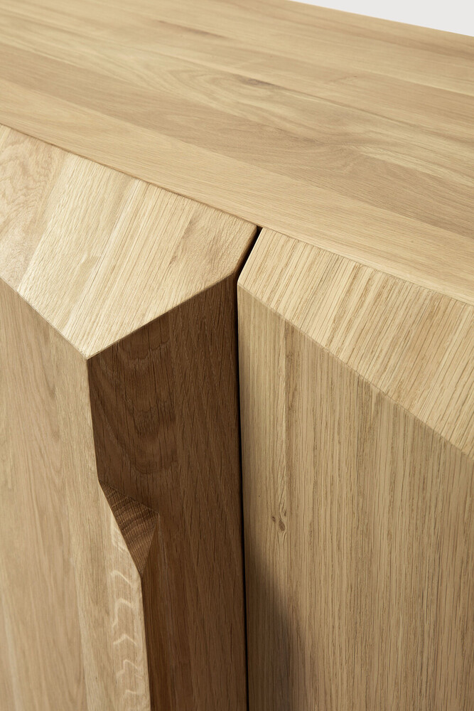 Tủ Console Sideboard Stairs Khối Nổi - Màu Tự nhiên