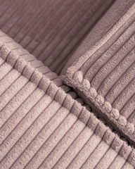 Ghế Sofa Băng Dài Đơn Giản Nhung Tăm Phối Gối Tựa Vuông