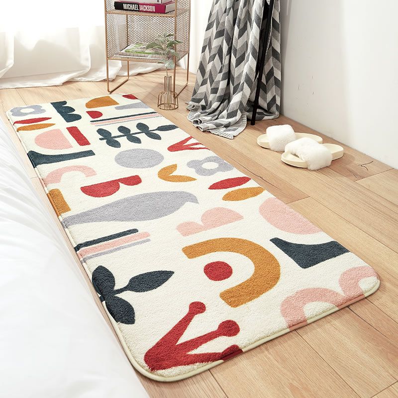 Thảm Trải Giường Trang Trí Decor Nội thất Chất Liệu Lông Cừu Cao Cấp