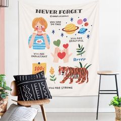 Tranh Vải Treo Tường Hoạt Hình Đáng Yêu