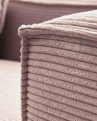 Ghế Sofa Băng Dài Đơn Giản Nhung Tăm Phối Gối Tựa Vuông