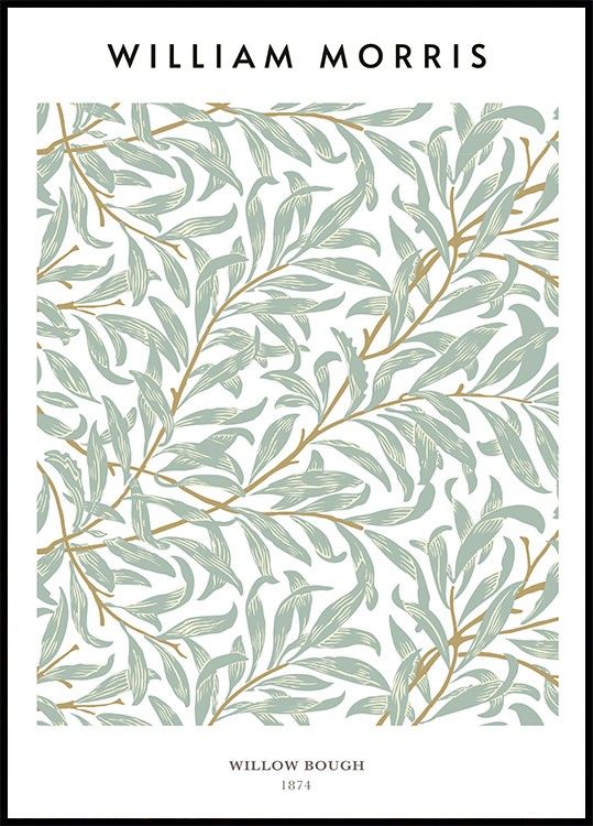 Tranh Treo Tường William Morris - Willow Bough