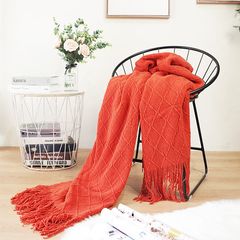 Set Gối Tựa Lưng Phối Khăn Phủ Sofa Tông Vàng 02