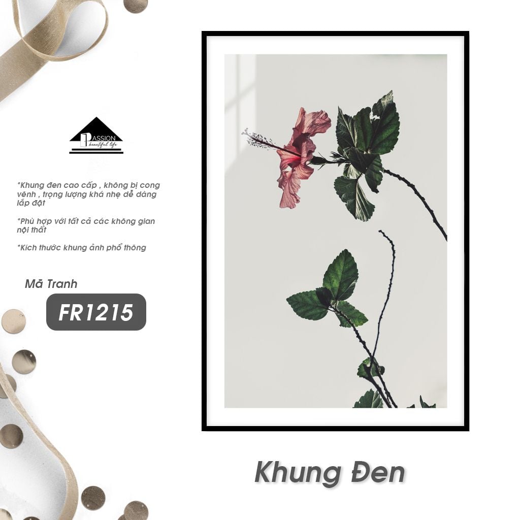 Tranh Thực Vật Passion FR1215