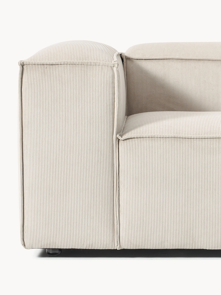 Ghế Sofa Lounge Nhung Tăm Băng Dài