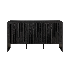 Tủ Console Sideboard Sọc Oak