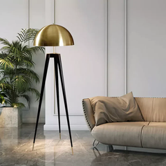 Đèn Sàn Kim Loại Hình Nấm 3 Chân Sang Trọng