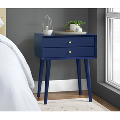 Tủ Đầu Giường 2 Ngăn Basic 4 Chân Cao