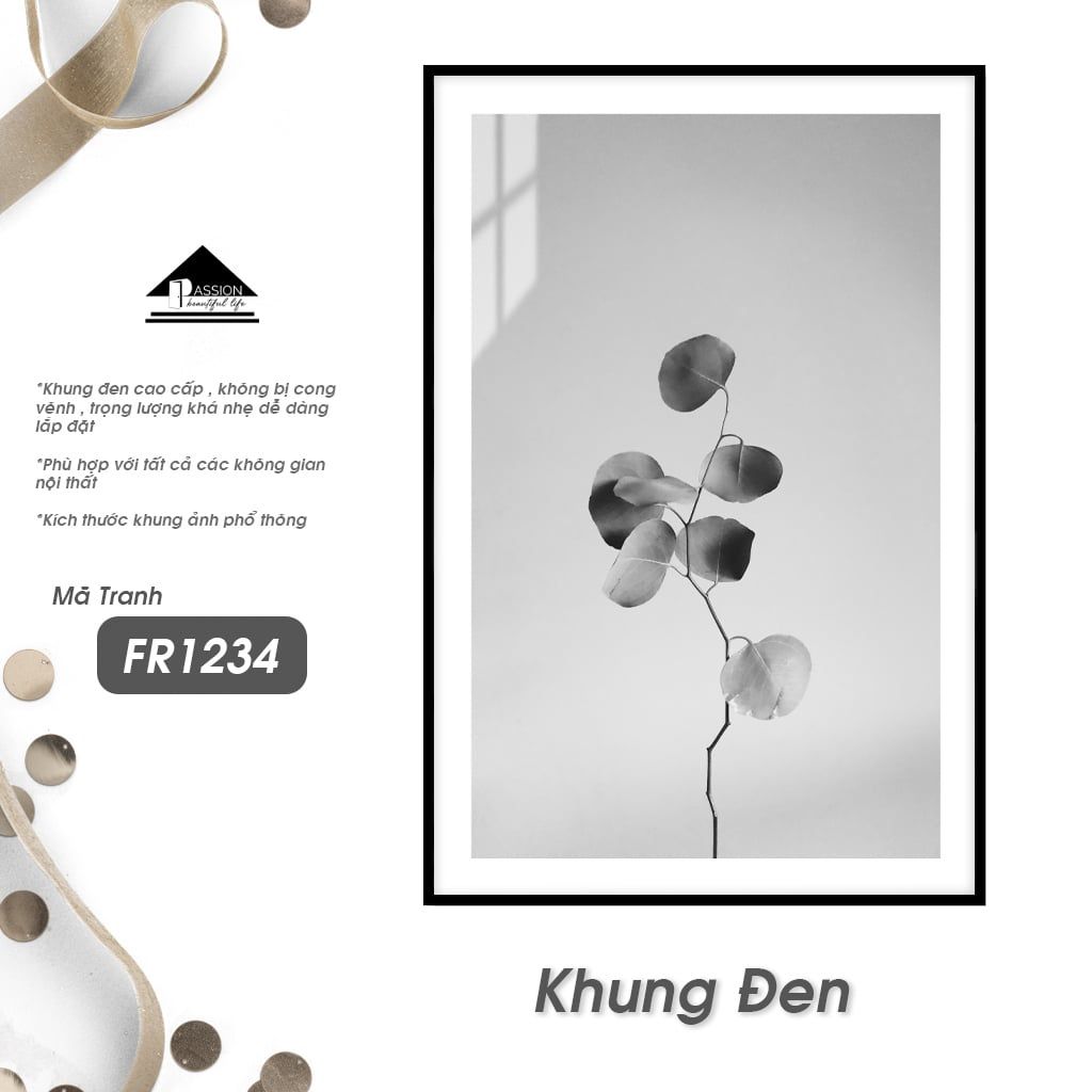 Tranh Thực Vật Passion FR1234