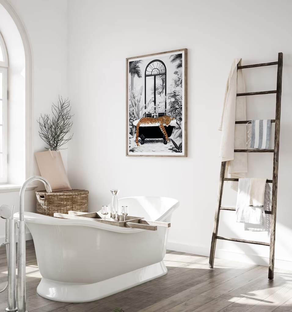 Tranh Treo Tường Tropical Leopard Sang Trọng