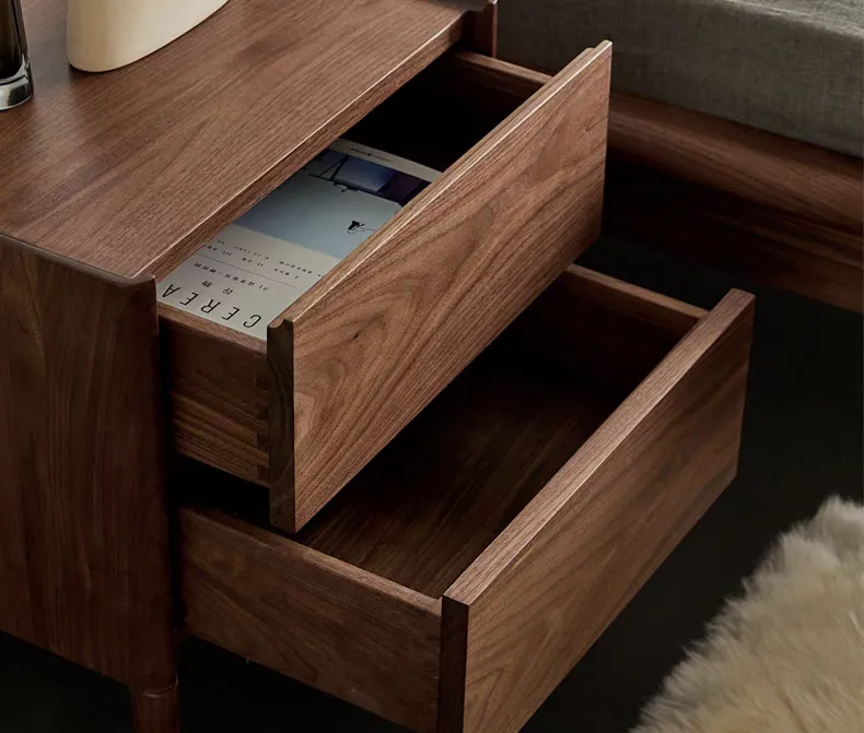 Tủ Đầu Giường Gỗ Mộc Nhật Bản