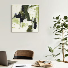 Tranh Trừu Tượng Olive Green Painting Đương Đại