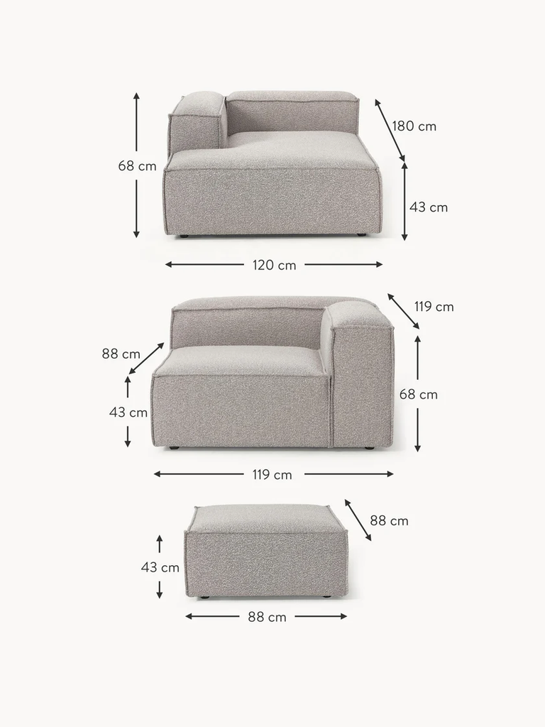 Ghế Sofa Thiết Kế Khối Vuông Đa Phong Cách